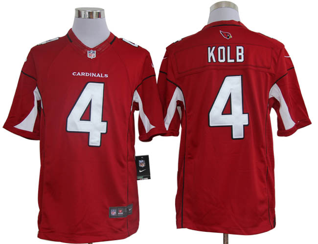Nike Cardinals 4 Kolb Red Limited Jerseys