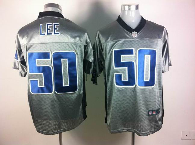Nike Cowboys 50 Sean Lee Grey Elite Jersey