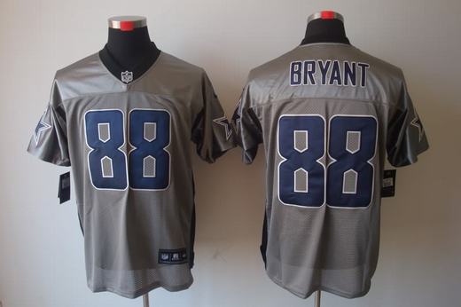 Nike Cowboys 88 Dez Bryant Grey Elite Jersey