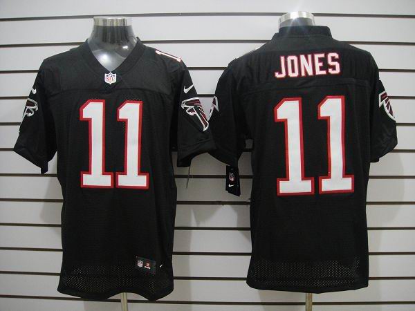 Nike Falcons 11 Julio Jones Black Elite Jersey