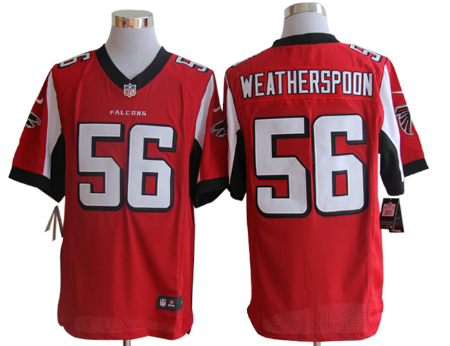 Nike Falcons 56 Weatherspoon Red Elite Jerseys