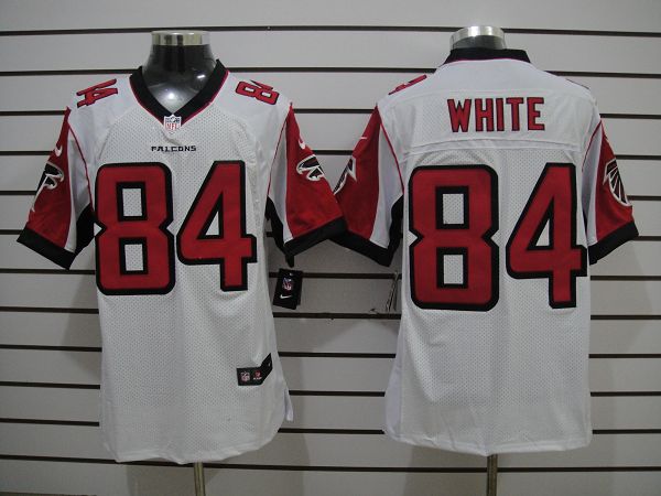 Nike Falcons 84 Roddy White White Elite Jersey