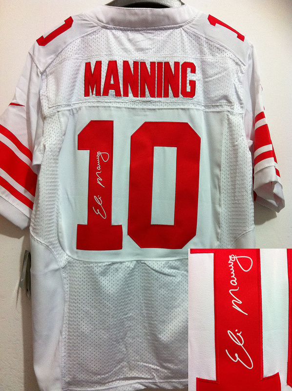 Nike Giants 10 Manning White Signature Edition Jerseys