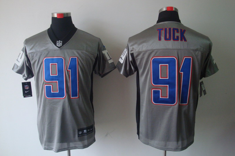 Nike Giants 91 Tuck Grey Elite Jerseys