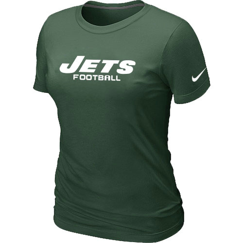 Nike New York Jets Sideline Legend Authentic Font Women's T-Shirt Green