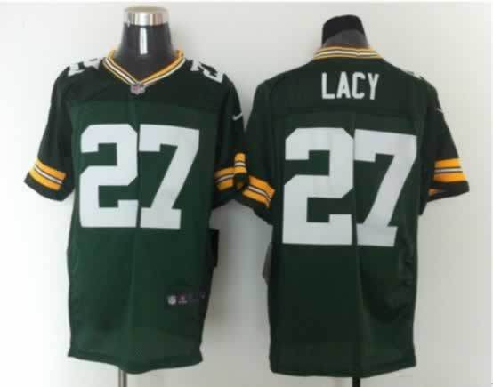 Nike Packers 27 Eddie Lacy Green Elite Jersey