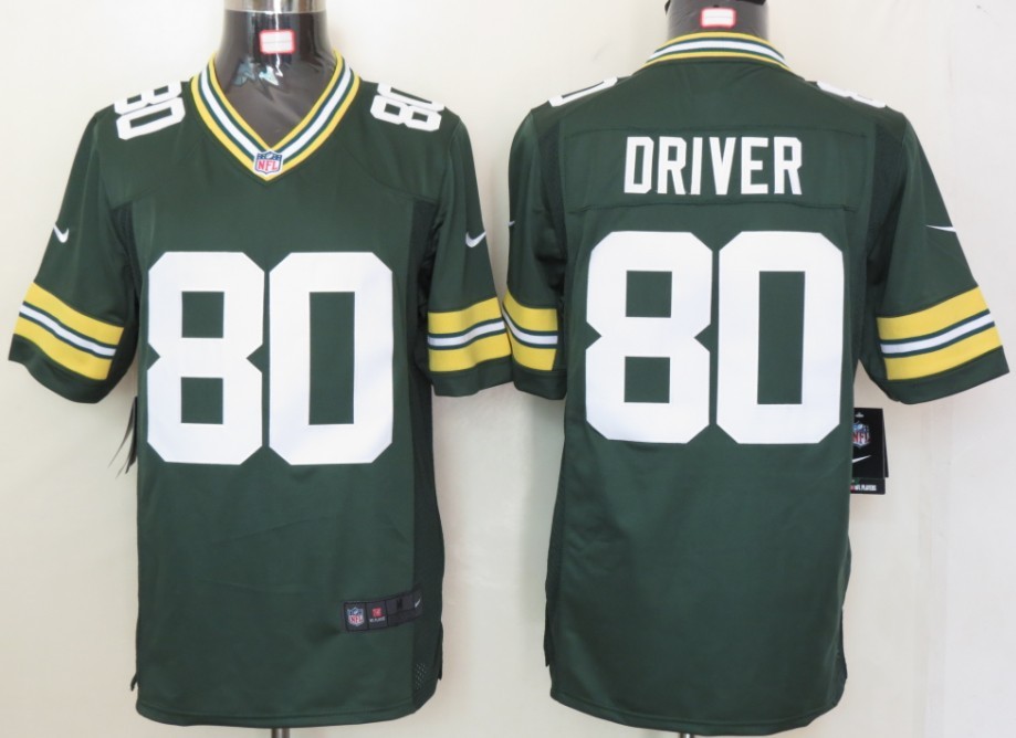 Nike Packers 80 Driver Green Limited Jerseys