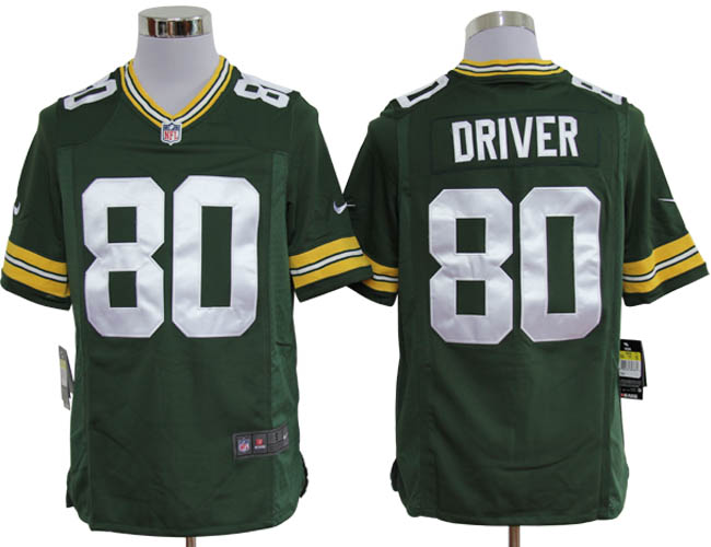 Nike Packers 80 Driver green Game Jerseys