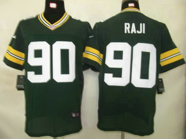 Nike Packers 90 B.J. Raji Green Elite Jersey
