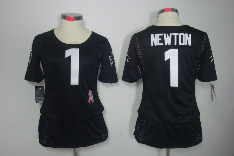 Nike Panthers 1 Newton Black Women Elite Skirts