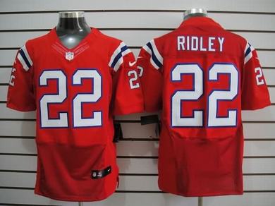 Nike Patriots 22 Ridley Red Elite Jerseys