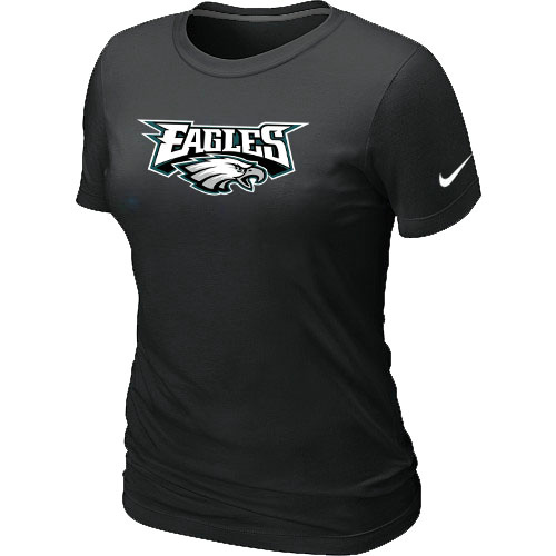 Nike Philadelphia Eagles Authentic Logo Women's T-Shirt BLack