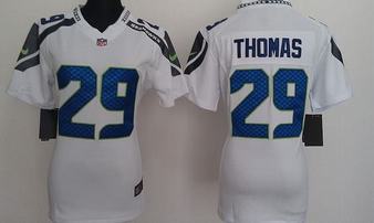 Nike Seahawks 29 Thomas White Women Game Jerseys
