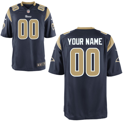 Nike St. Louis Rams Youth Customized Game Team Color Jersey