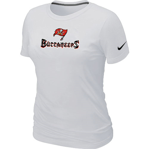 Nike Tampa Bay Buccaneers Authentic Logo Women's T-Shirt - White