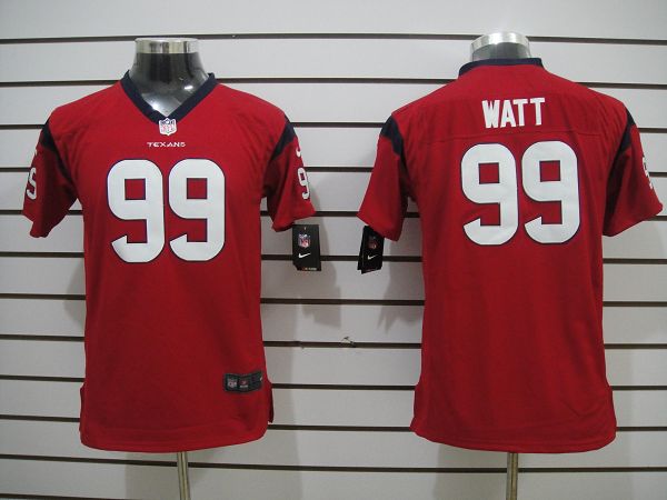 Nike Texans 99 Watt Red Kids Limited Jerseys