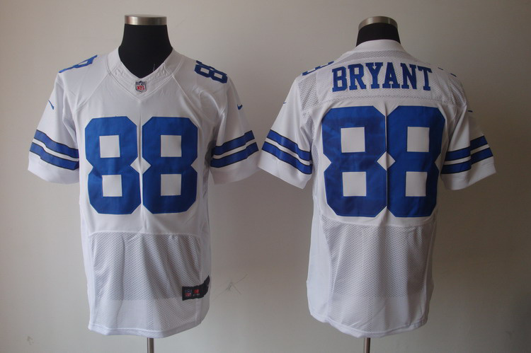 Nike Cowboys 88 Dez Bryant White Elite Jersey