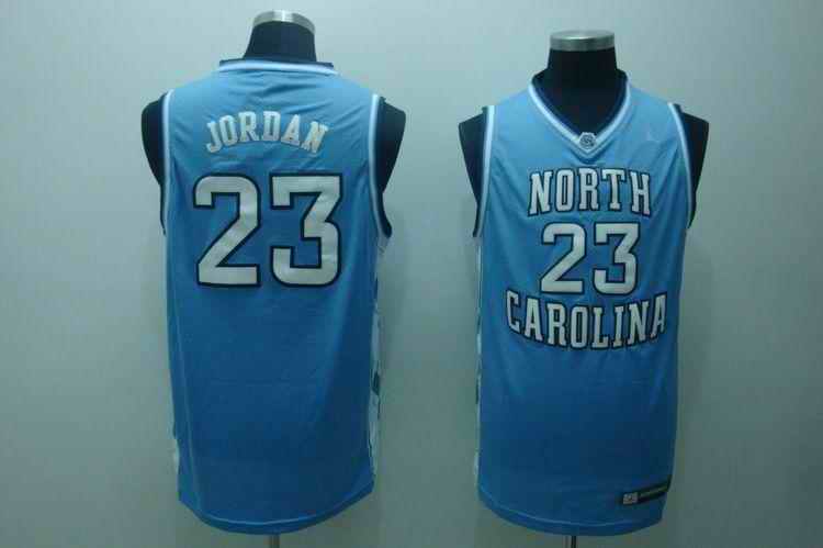 North Carolina 23 Michael Jordan Blue Jerseys