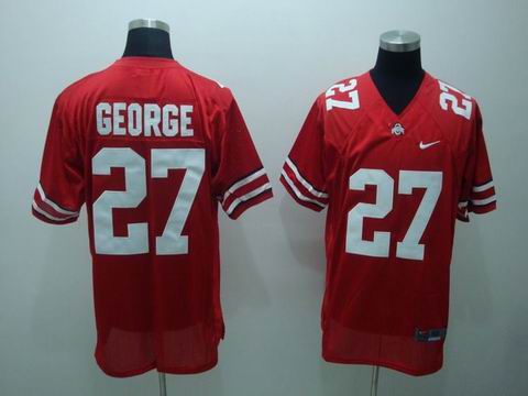 Ohio State 27 George red Jerseys