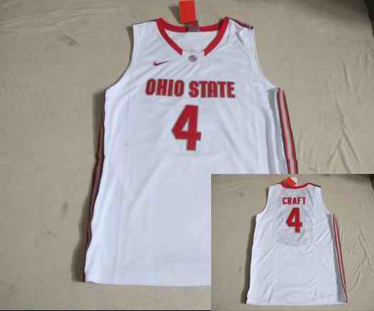 Ohio State 4 Craft White Jerseys