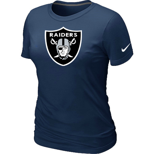 Okaland Raiders D.Blue Women's Logo T-Shirt