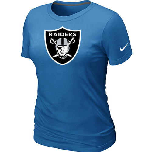 Okaland Raiders L.blue Women's Logo T-Shirt