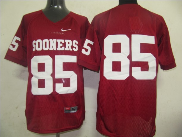 Oklahoma Sooners 85 red Jerseys