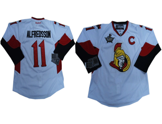 Ottawa Senators 11 ALFREDSSON white 2012 Jerseys