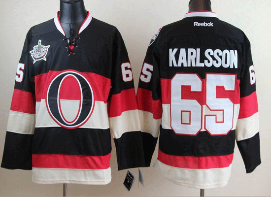 Ottawa Senators 65 KARLSSON black 2012 Jerseys
