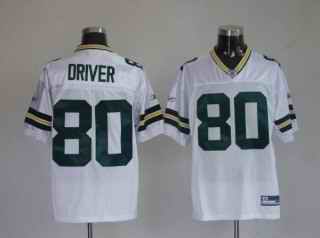 Packers 80 Donald Driver White Jerseys
