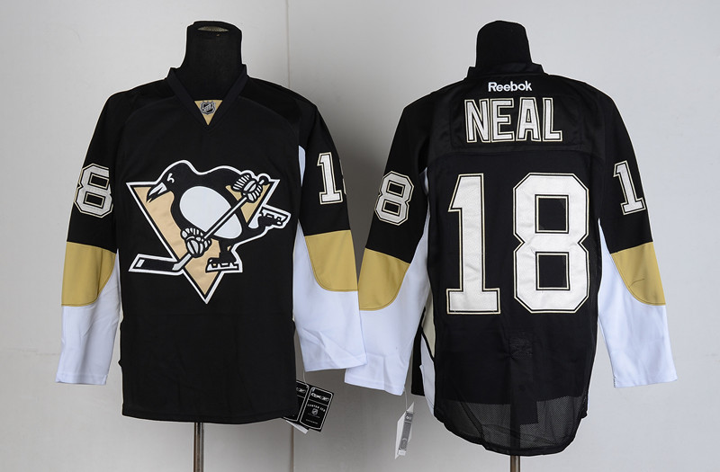 Penguins 18 Neal Black Jerseys