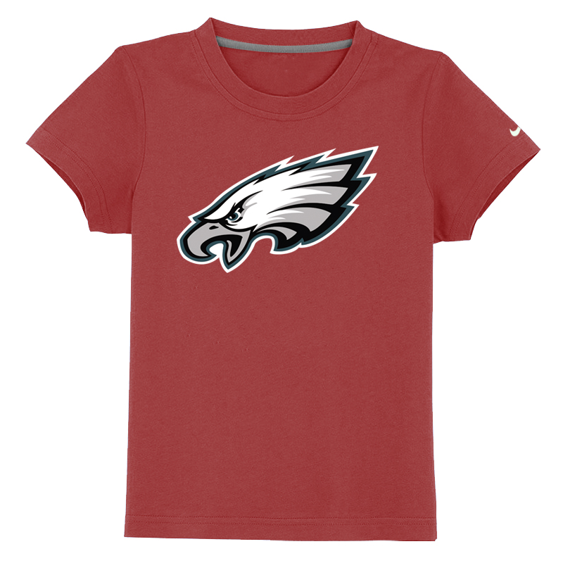 Philadelphia Eagles Authentic Logo Youth T-Shirt Red