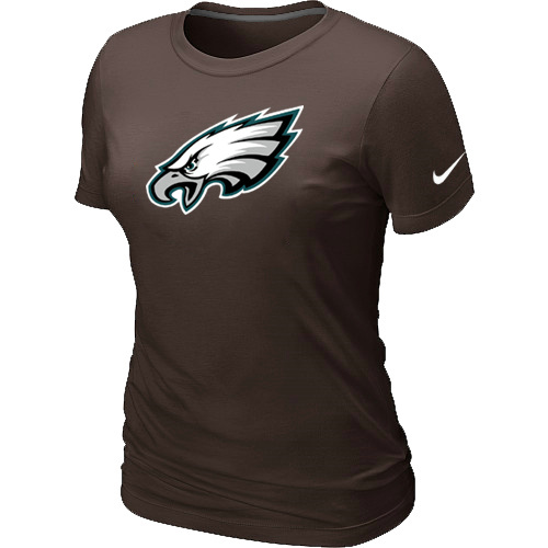 Philadelphia Eagles Brown Women's Logo T-Shirt
