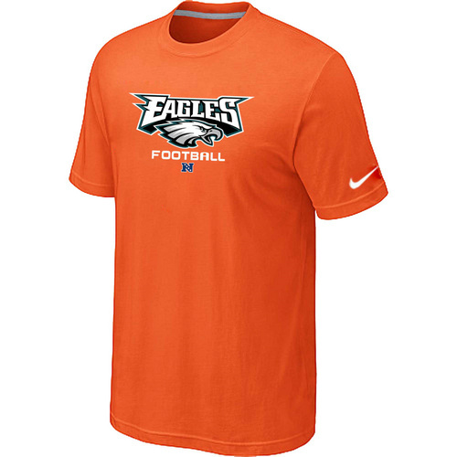 Philadelphia Eagles Critical Victory Orange T-Shirt