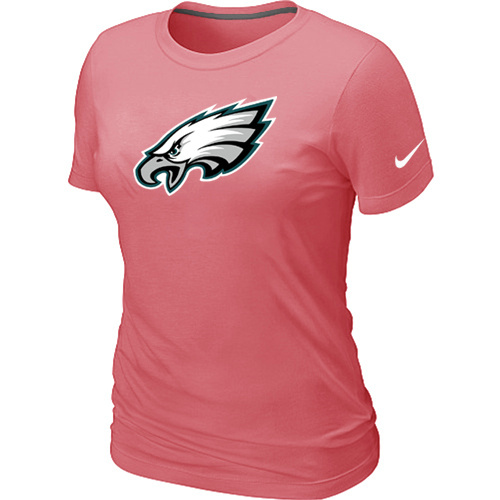 Philadelphia Eagles Pink Women's Logo T-Shirt