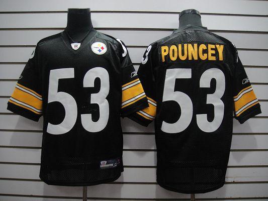 Pittsburgh Steelers 53 Pouncey black Jerseys
