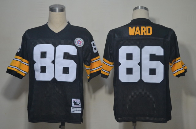 Pittsburgh Steelers 86 Hines Ward Black Throwback Jerseys