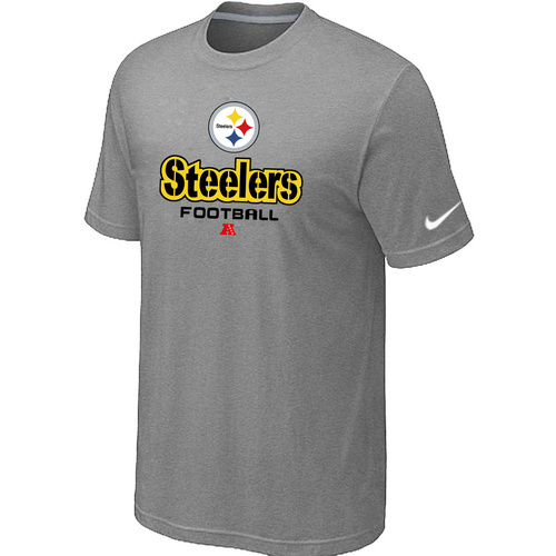 Pittsburgh Steelers Critical Victory light Grey T-Shirt