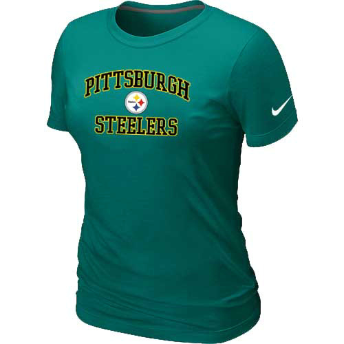 Pittsburgh Steelers Women's Heart & Soul L.Green T-Shirt