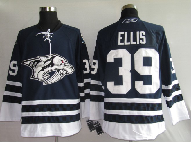 Predators 39 Ellis blue jerseys