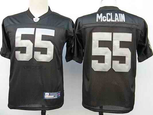 Raiders 55 Rolando McClain black Jerseys