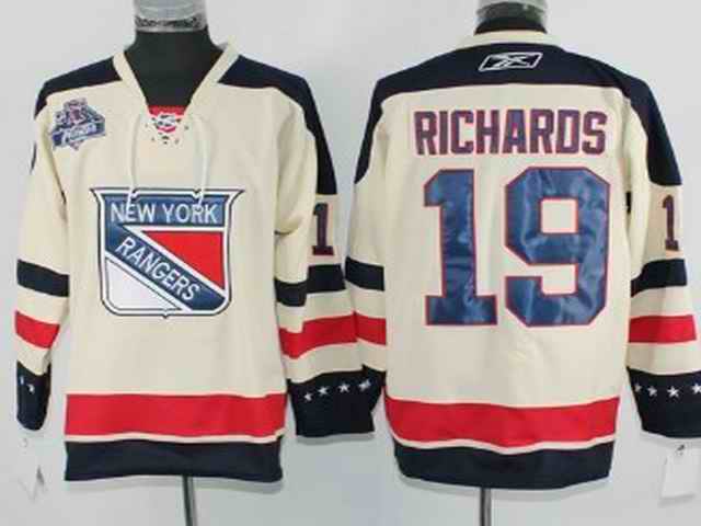 Rangers 19 Richards 2012 winter classic cream Jerseys