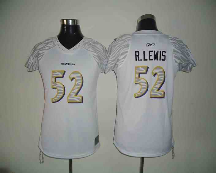 Ravens 52 Lewis zebra women Jerseys