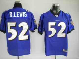 Ravens 52 R.Lewis Purple Jerseys