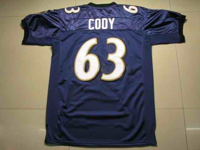Ravens 63 Cody purple Jerseys
