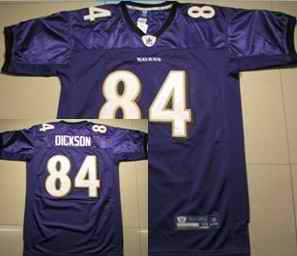 Ravens 84 Dickson purple Jerseys