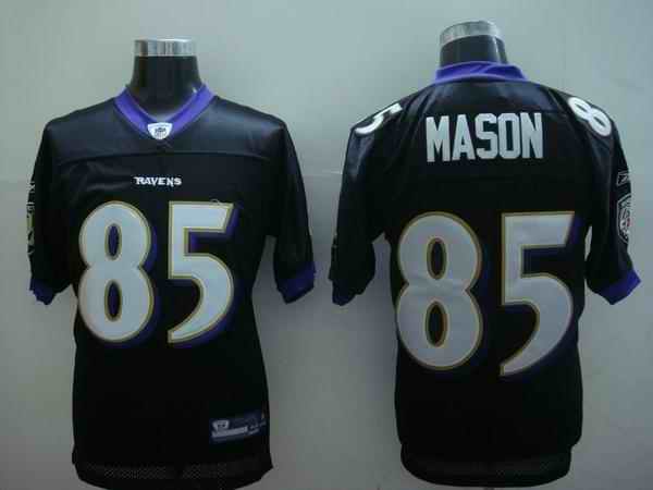 Ravens 85 Mason black Jerseys