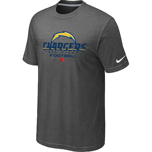 San Diego Charger Critical Victory D.Grey T-Shirt