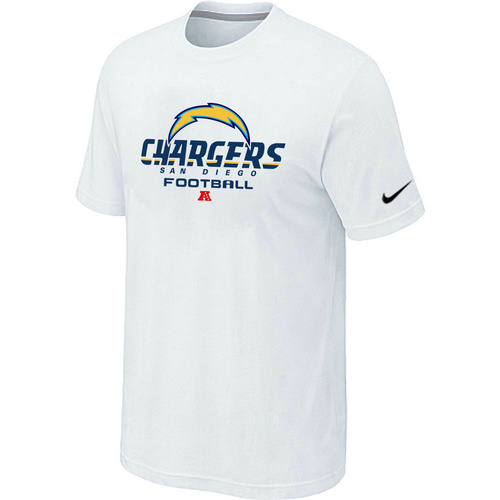 San Diego Charger Critical Victory White T-Shirt