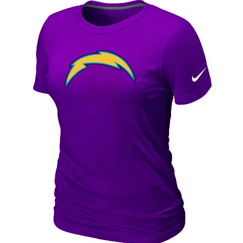 San Diego Charger Purple Women's Logo T-Shirt
